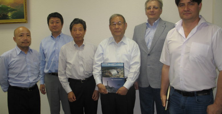 Делегація TEPCO в Чорнобильському центрі/TEPCO representatives in the Chornobyl Center