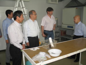 Делегація TEPCO в Чорнобильському центрі/TEPCO representatives in the Chornobyl Center