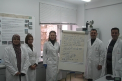 Trainings on radiobiology. Working moments.