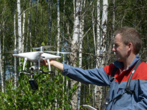 Використання дрону для опису дослідної ділянки/Using a drone to describe a research site